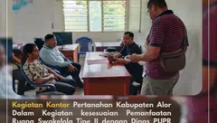 Dinas PUPR dan Kantah Alor Tentang Kesesuaian Pemanfaatan Ruang Swakelola