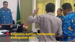 Sertipikat Tanah Hilang, Pemilik Diambil Sumpah Oleh Kantah Alor Untuk Penerbitan Ulang