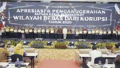 24 Satker ATR/BPN Terima Predikat WBK, Menteri Nusron Beri Apresiasi dan Imbau untuk Jaga Kualitas Layanan