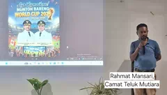 Nobar Piala Dunia FIFA, Wabup Alor Berharap UMKM Ikut Bergeliat