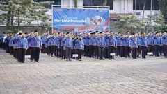 Jadi Simbol Nilai Luhur, Kementerian ATR/BPN Laksanakan Upacara Hari Lahir Pancasila