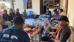 Panitia A Kantah Alor Bersidang di Desa Merdeka Terkait Tanah GMIT