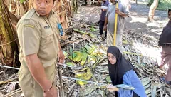 Pemecahan 5 Bidang Tanah Di Desa Lendola-Alor Aman dan Lancar