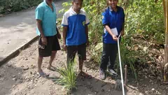 Kantah Alor Ukur Pemecahan Dua Bidang Tanah di Lembur Barat
