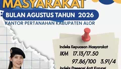 Terima Kasih atas Kepercayaan Masyarakat Kabupaten Alor Kepada Kantah Alor