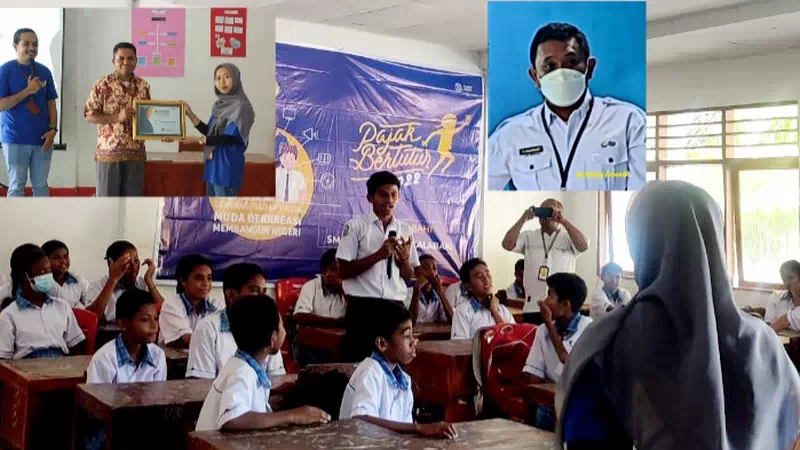 Edukasi Pelajar, KP2KP Kalabahi Gelar Kegiatan Pajak Bertutur 2022 di SMPK St.Jibrail Kalabahi
