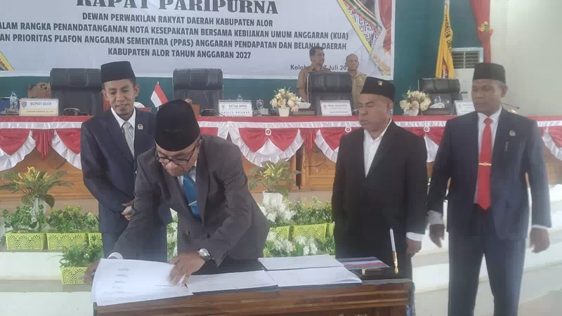 DPRD dan Pemkab Alor Sepakati KUA-PPAS RAPBD TA.2027